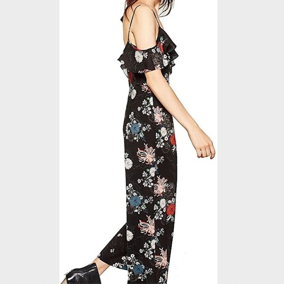 ZARA Floral Jumpsuit - Picture 2 of 3